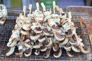 Gegrillter Tintenfisch