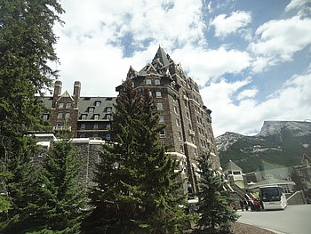 Das Fairmont Banff Springs Hotel in Kanada